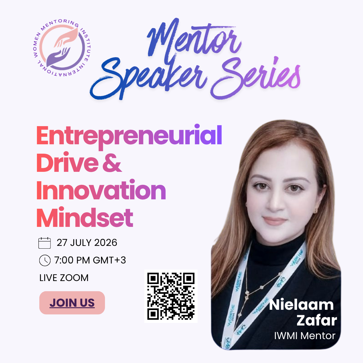 Mentor speaker series poster 9